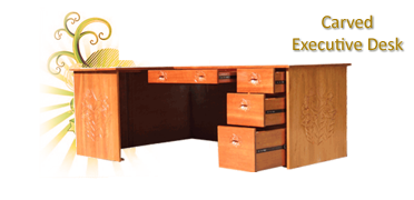 Carved Executive Desk