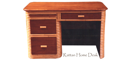 Rattan Home Desk
