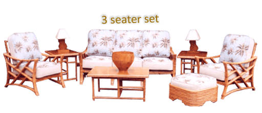 Kauai Style 3 seater set