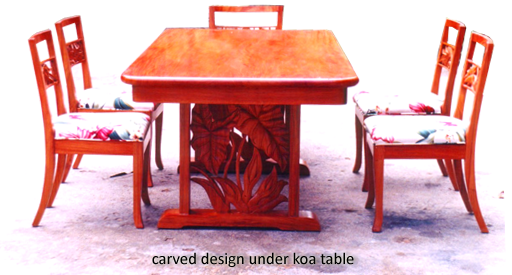 Koa Dining Set