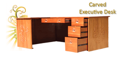 Carved Executive Desk