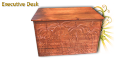 Executive Desk w/ Coconut by the Beach Design