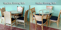Wailea and Haiku Dining Set